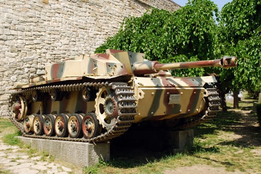 Germany tank from WWII museum-piece