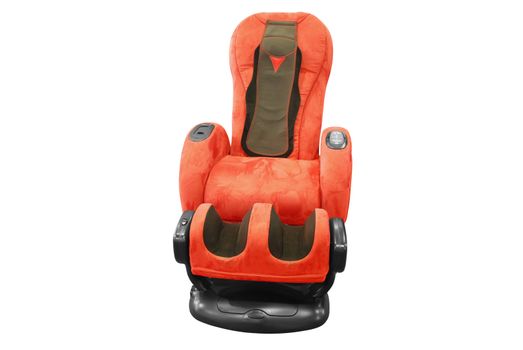 Armchair for relaxation and massage isolated