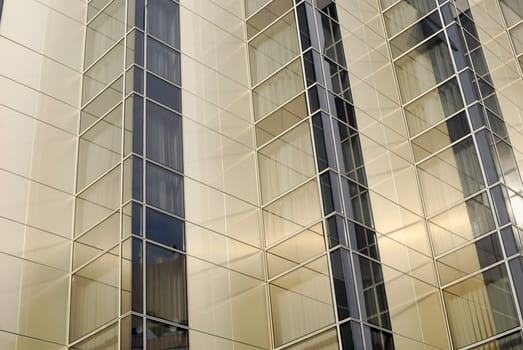 Modern building windows and wall background