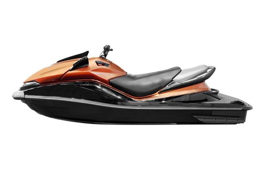 Fast jet-ski isolated on white