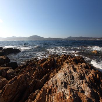 sea and rock