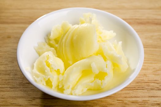 Bowl of ghee, or clarified butter, used extensively in Indian cooking.