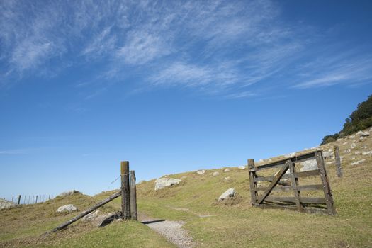 Open farm gate.