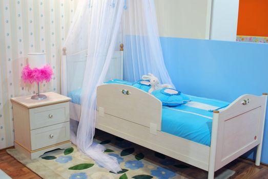 New modern children room for little girls