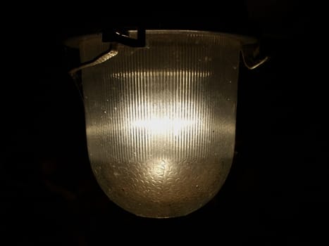 old lamp, close-up