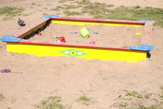 sandbox on the playground