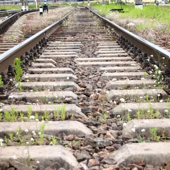 railroad, close-up