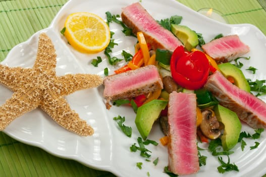 Tuna fish with vegetables