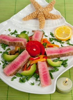 Tuna fish with vegetables