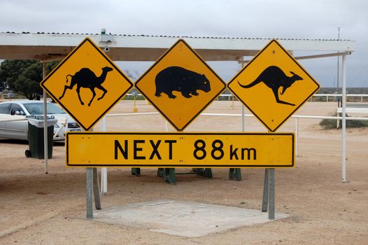 Australian road sign