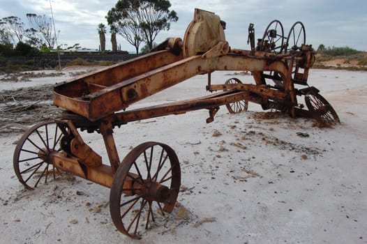 Abandoned farming implement