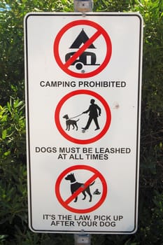 Prohibiting signs in South Australia