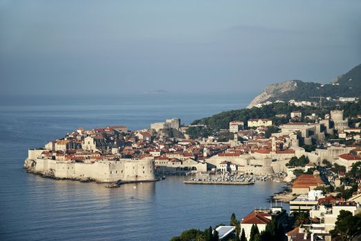 dubrovnik walled city in croatia