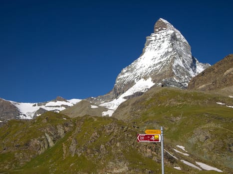 Matterhorn, the symbol and the memorable landmark of Switzerland