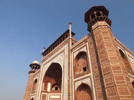 Darwaza-i rauza or The Great gate. Gateway to the Taj Mahal