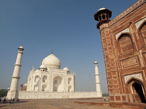 Taj Mahal and Mehmankhana (Taj Mahal Guesthoust), Agra, India