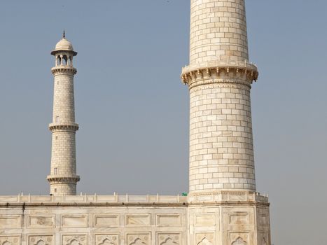 The north Minaret of the Taj Mahal