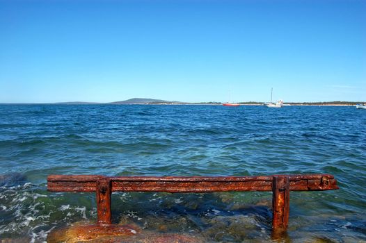 Small jetty at the port