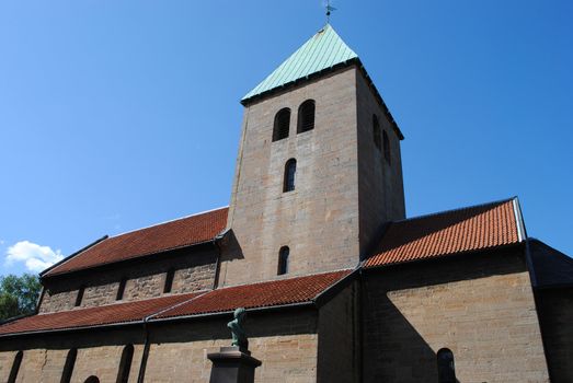 The Old Aker Church is the oldest standing building in Oslo. It was built in the 1100s and is located at Akersbakken 26.