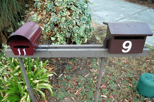 Private mail boxes, Perth city, Western Australia