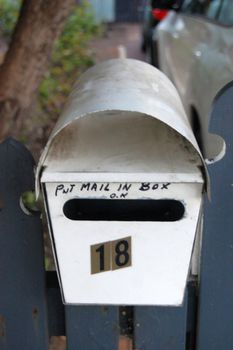 Private mail box, Perth city, Western Australia