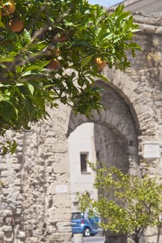 The" Porta Sant'Agata" was founded in the Norman period and the name comes from the nearby Church of St. Agatha La Pedata.Palermo, Sicily