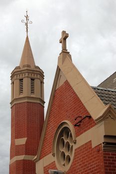 Catholic church and crosses, Perth, Western Australia