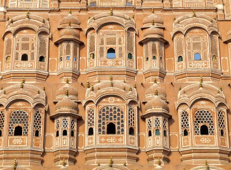 Windows of the Hawa Mahal, Jaipur, India