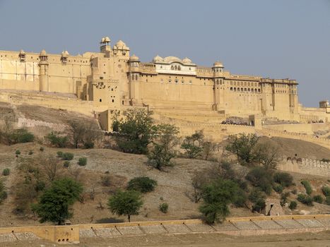 Amber Fort or Amer Fort, one of the principal tourist attractions of Jaipur, India