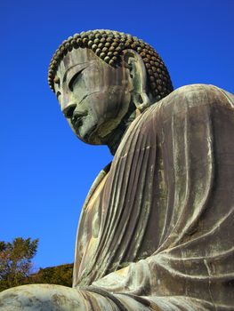 The Giant Buddha Statue (Daibutsu) of Kamakura city, Japan