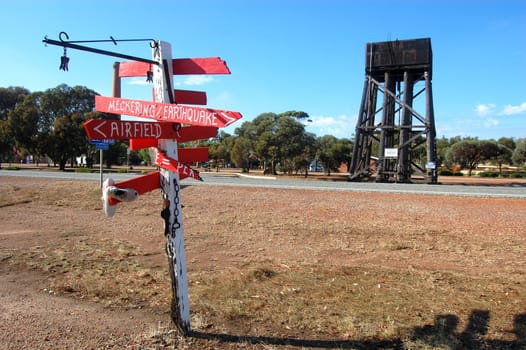 Tourist spot in a small town, Western Australia