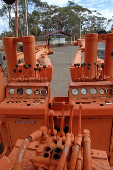 Mining vehicle in museum, Western Australia