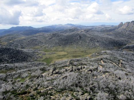 Mountains in Mount Buffalo national park, Australia