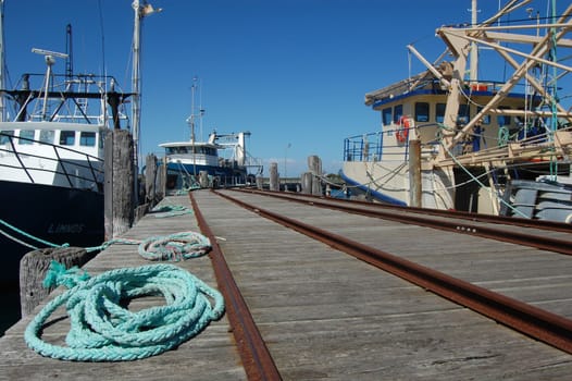 Town jetty with rails, South Australia