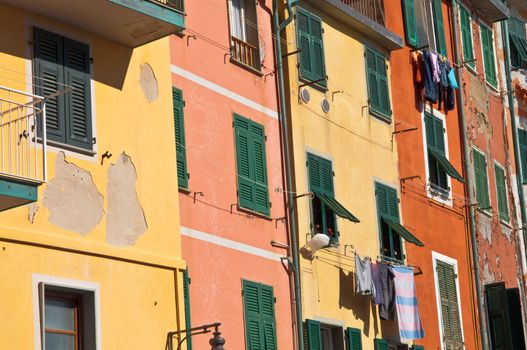 Cinque Terre Colorful Homes