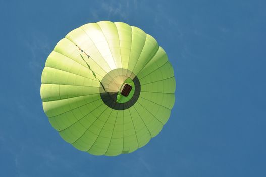 Green Hot Air Balloon