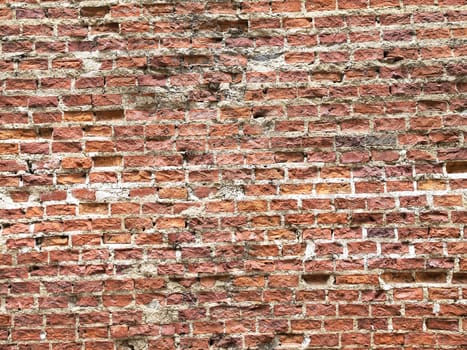 Pattern texture of the old brick wall