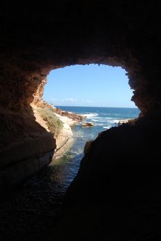 View from the cave, South Australia