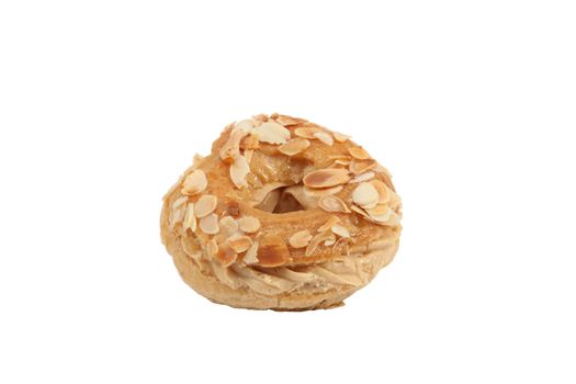 Almond covered chou pastry