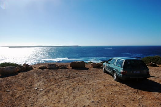 Rest area at the coast, South Australia