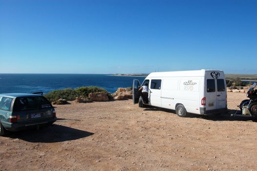 Parking in coastal area, South Australia