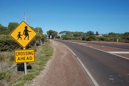 Road sign at the town, South Australia