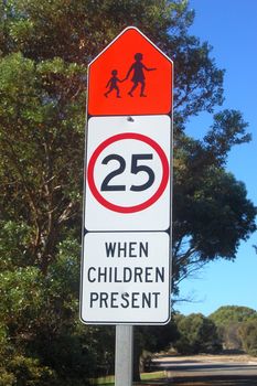 Road sign at the town, South Australia