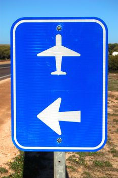 Road sign at the town, South Australia