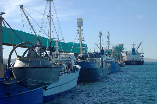 Ships at port in Port Lincoln, South Australia