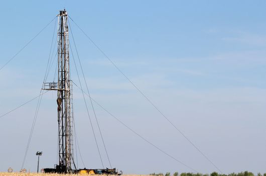 heavy industry oil drilling rig