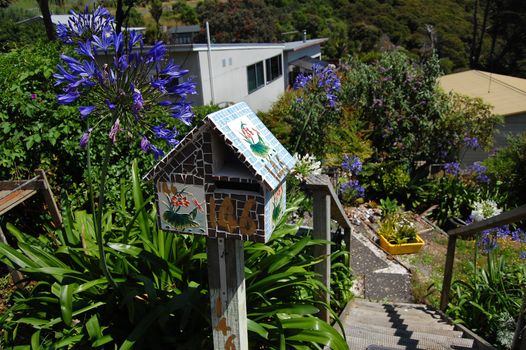 Nice mail box at Waiheke Island, New Zealand