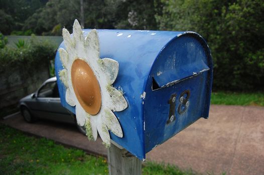 Private mail box, Waiheke Island, New Zeakand