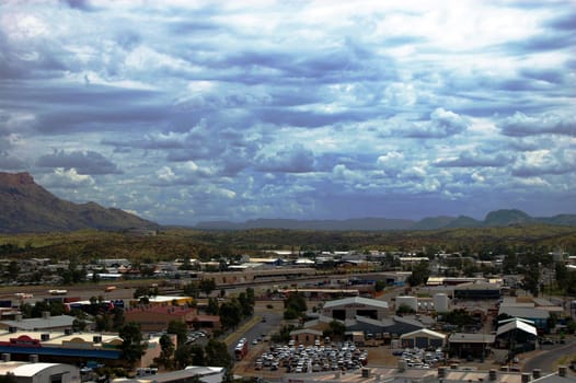 Areal view from ANZAC Hill, Alice Springs, Northern Territory, Australia