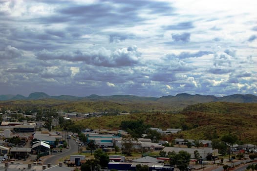 Areal view from ANZAC Hill, Alice Springs, Northern Territory, Australia